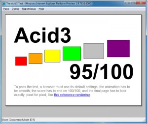 IE9 Acid Test